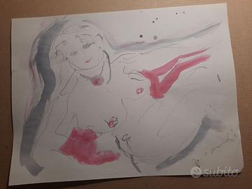 Disegno. Nudo anni 70