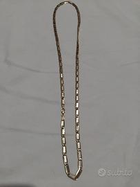 catena colanna in oro 18k- 12,36g con scontrino 
