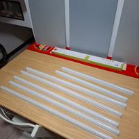 Set di 7 barre led + 2 barre led con interruttore.