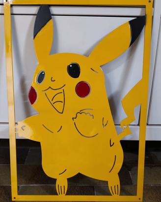 Quadro di Pikachu in ferro