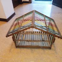 Gabbia in legno per canarini