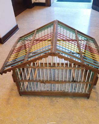 Gabbia in legno per canarini