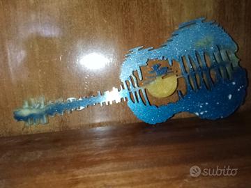 decorazione muro chitarra 