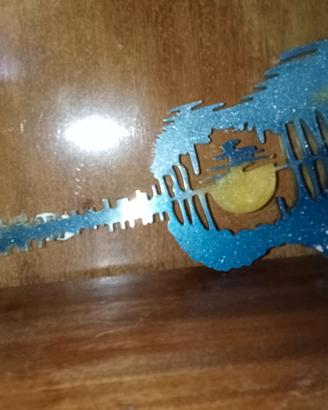 decorazione muro chitarra 