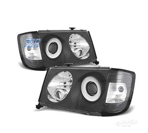 FARI MERCEDES CLASSE E W124 85-93 FONDO NERO