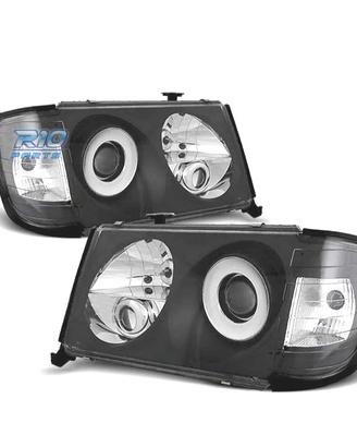 FARI MERCEDES CLASSE E W124 85-93 FONDO NERO