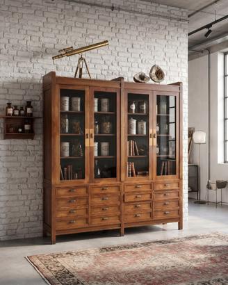 Mobile da farmacia antico / Schedario archivio