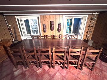Tavolo rustico 350x126 da agriturismo