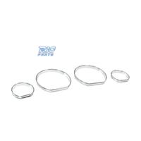 CERCHI CROMATI PER CRUSCOTTO STRUMENTI BMW E46
