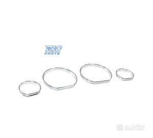 CERCHI CROMATI PER CRUSCOTTO STRUMENTI BMW E46