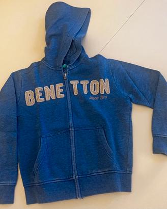 Felpa bambino 8/9 anni Benetton taglia L, 140 cm