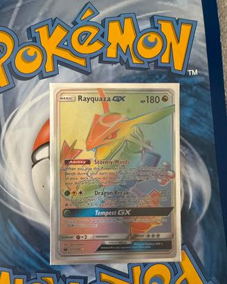 Carta pokemon - Rayquaza -GX