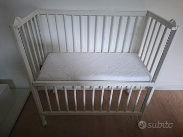 Lettino next to me legno bianco