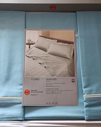 Completo letto 2 piazze in raso