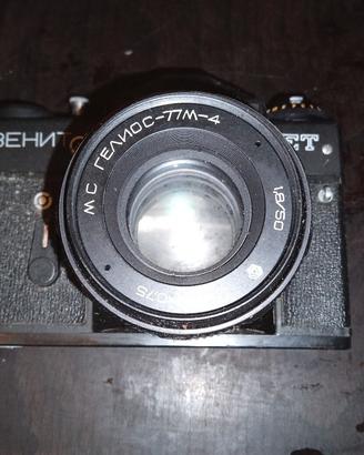 fotocamera sovietica zenit professionale in custod