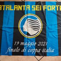 bandiera finale coppa Italia curva nord atalanta 