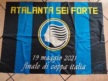 bandiera finale coppa Italia curva nord atalanta 
