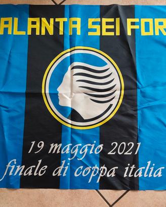 bandiera finale coppa Italia curva nord atalanta 