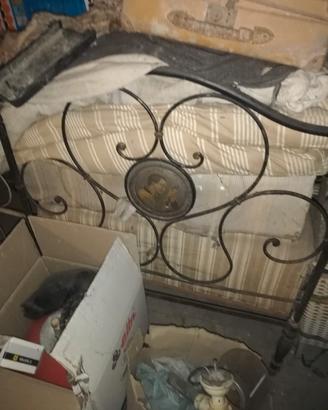 letto in ferro battuto 