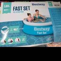 piscina + telo copri piscina + tappeto puzze