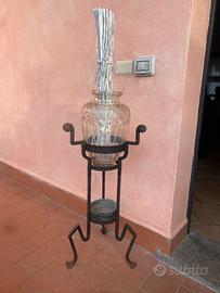 Vaso cristallo e portavaso