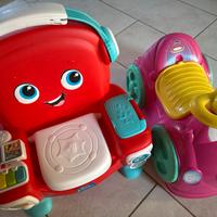 Poltroncina clementoni e macchinina chicco