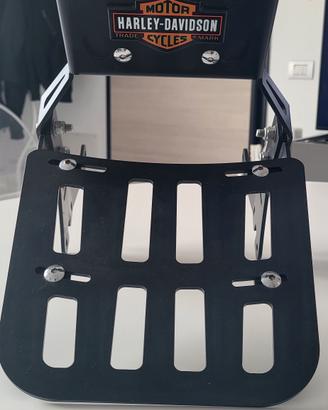 Sissy bar con logo originale HD in metallo + derby