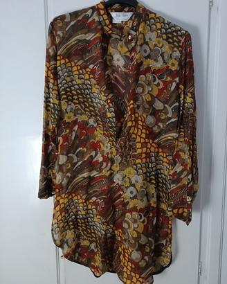 camicia tunica in seta Max Mara 