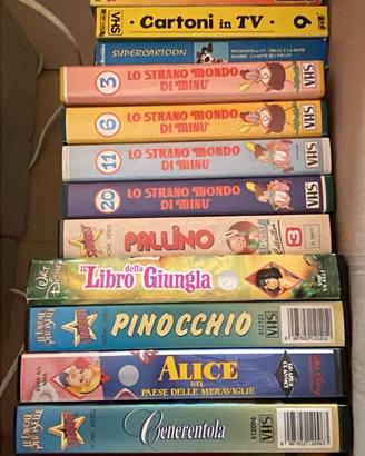 Cassette VHS 14 pezzi