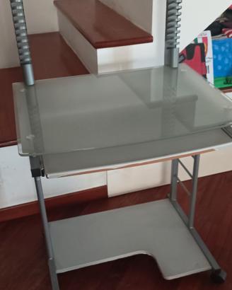 mobiletto scrivania porta PC 