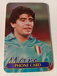 Scheda telefonica Phone Card Maradona vintage 