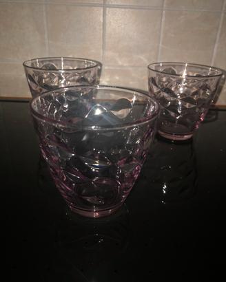 Bicchieri in vetro
