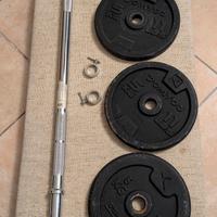 Set bilanciere corto 1.20 metri