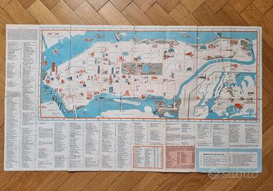 Mappa Turistica Vintage New York