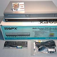 GPX (LG) DVR9477 vcr vhs dvd recorder COME NUOVO