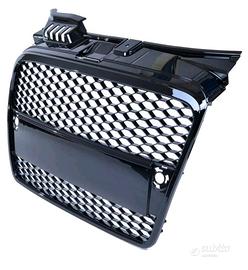 audi a4 b7 calandra  nido d'ape  nera lucida