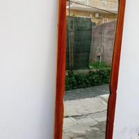Specchiera specchio legno sportello armadio