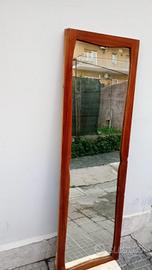 Specchiera specchio legno sportello armadio