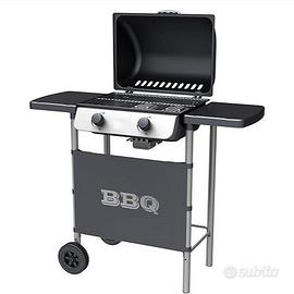 BARBECUE A GAS GARDEN FRIEND A DUE FUOCHI  NUOVO