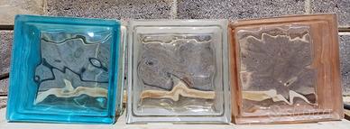 Vetro mattone ondulato  19x19x8