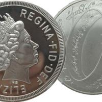 MEDAGLIA THE LORD OF THE RINGS ELISABETTA II