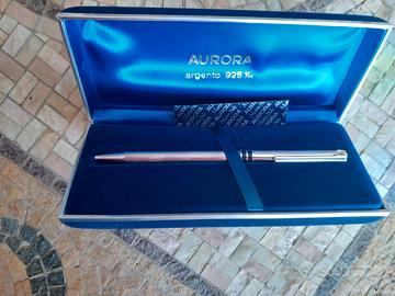 Penna sfera vintage AURORA, argento 92,5%