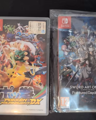 giochi Nintendo switch sao pokken pokemon
