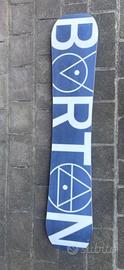 tavola snowboard Burton Custom X 156 con attacchi