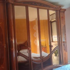 camera da letto in legno 