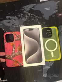 Iphone 15 pro 256 100% Titanio Naturale
