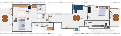 Appartamento 3 Camere 2 Bagni