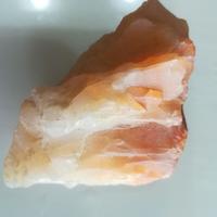 CALCITE pietra arancio pesca peso 49 gr