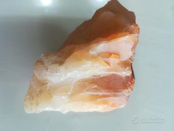 CALCITE pietra arancio pesca peso 49 gr