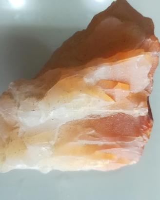 CALCITE pietra arancio pesca peso 49 gr